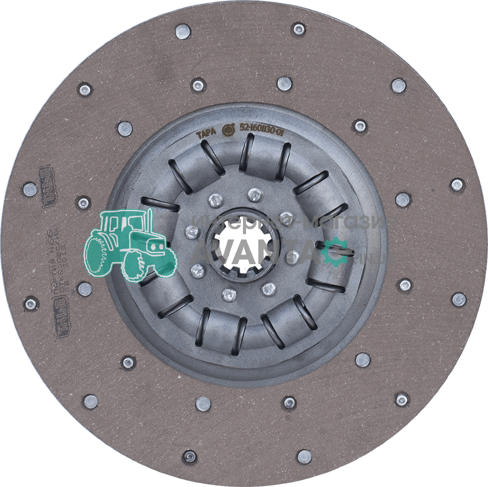 Диск муфты сцепления ГАЗ-52 (52-1601130-01)